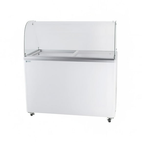 Excellence Industries EDC-8C-HC 47 1/2" Stand Alone Armoire à Tremper la Crème Glacée avec 8 Capacité de la Baignoire - Blanc, 115v