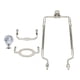 thumbnail image 3 of Accesorios de iluminación de soporte de arpa de pantalla de lámpara desmontable para luz de piso Plata Zulema arpa de lámpara, 3 of 7