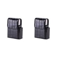 thumbnail image 3 of jesticaly Easy To Close And Open PU Cigarette Case For Business Cards Business Card Case Cigarette Cases Alligator black 2Set, 3 of 6