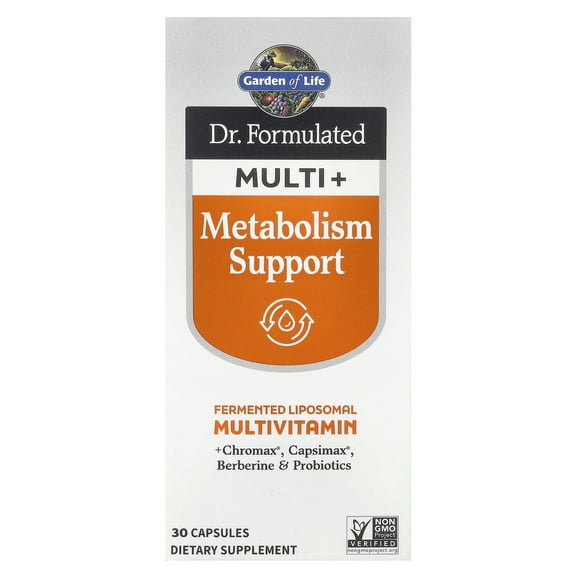 Garden of Life Dr. Formulated Multi , Metabolism Support, 30 Capsules