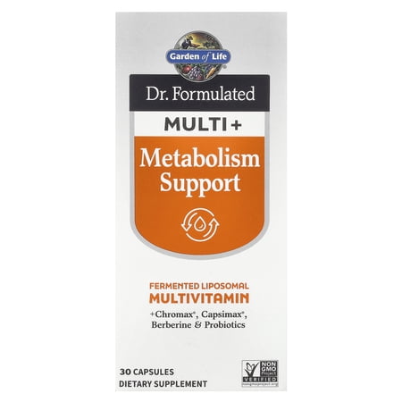 Garden of Life Dr. Formulated Multi+ Metabolism Support 30 Capsules