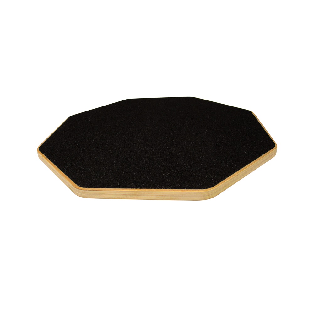15.5 in Exercise, Training & Therapy Wood Balance Board & Wobble Rocker (Octagonal)