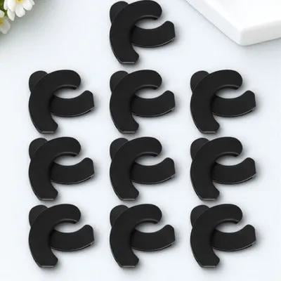 Nicehomfit 20Pcs Shockproof Dumbbell Holder Pads Black Rubber Workout Tool Fitness Equipment