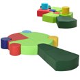 thumbnail image 1 of Qaba 10 pièces rampe de jeu doux, ensemble de jeu en mousse éducatif, 1 of 9