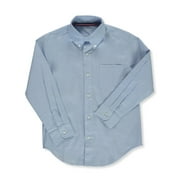 French Toast Boys School Uniform Long Sleeve Oxford Shirt, Sizes 4-20 & Husky