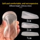 thumbnail image 5 of Qarigey Plantillas transparentes para aumentar la altura, zapatos de piel sintética con realce interior, medio cojín, 2 uds. Calzado Hombres 3cm, 5 of 6