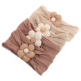 thumbnail image 2 of 4pcs Baby Girl Flower Headbands: Toddler Hair Accessories - Floral Design Toddler Headbands For Little Girls - For Daily Wear And Special Occasions, 2 of 3