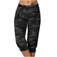 thumbnail image 2 of Nuoqisi Army Digital Camouflage Print Leisure Pants for Womens Sweatpants Yoga Lounge Relaxed-fit Capri Pants for Workout Running, 2 of 6