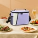 thumbnail image 5 of Xihbxyly Bolsa Térmica para Almuerzo, Bandolera de Picnic de Gran Capacidad, Diseño Impermeable y a Prueba de Fugas, Forro Suave y Duradero con Aislamiento de Aluminio, Ideal para Trabajo, Camping y, 5 of 6