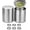 2 SET, variant on Matcha Powder Sifter and Storage Tin Set, Stainless Steel Matcha Shaker Canisters with Agitator Rings, Tea Powder Organizer for Matcha Latte, Kitchen, Tea Bar and Coffee Station