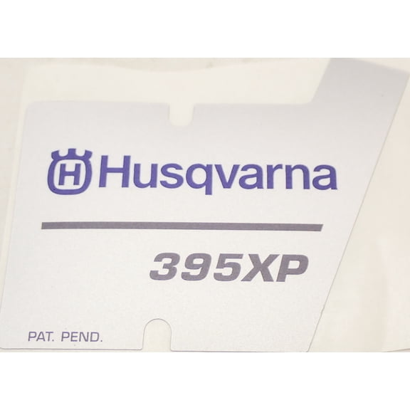 GENUINE HUSQVARNA STARTER DECAL FITS 395XP 537326701