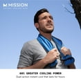 thumbnail image 6 of MISSION Cooling DuoMax Towel Dual Sided Sports Towel, Black, 6 of 7