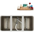thumbnail image 4 of 59" Streamline N5000GLD Soaking Freestanding Tub and Tray With Internal Drain in Polished Gold, 4 of 7