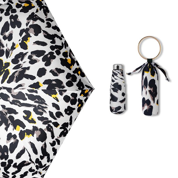 1 to 3 Paraguas de moda para sol y lluvia, Mini bolsillo, 5 paraguas plegables, paraguas de viaje a prueba de viento, sombrilla portátil Anti Uv para hombres y mujeres
