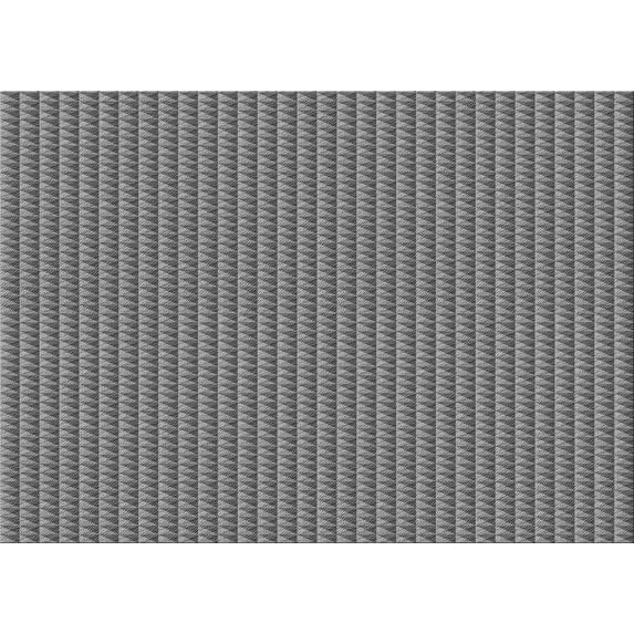 Ahgly Company Machine Washable Indoor Rectangle Transitional Grey Gray Area Rugs, 8' x 10'