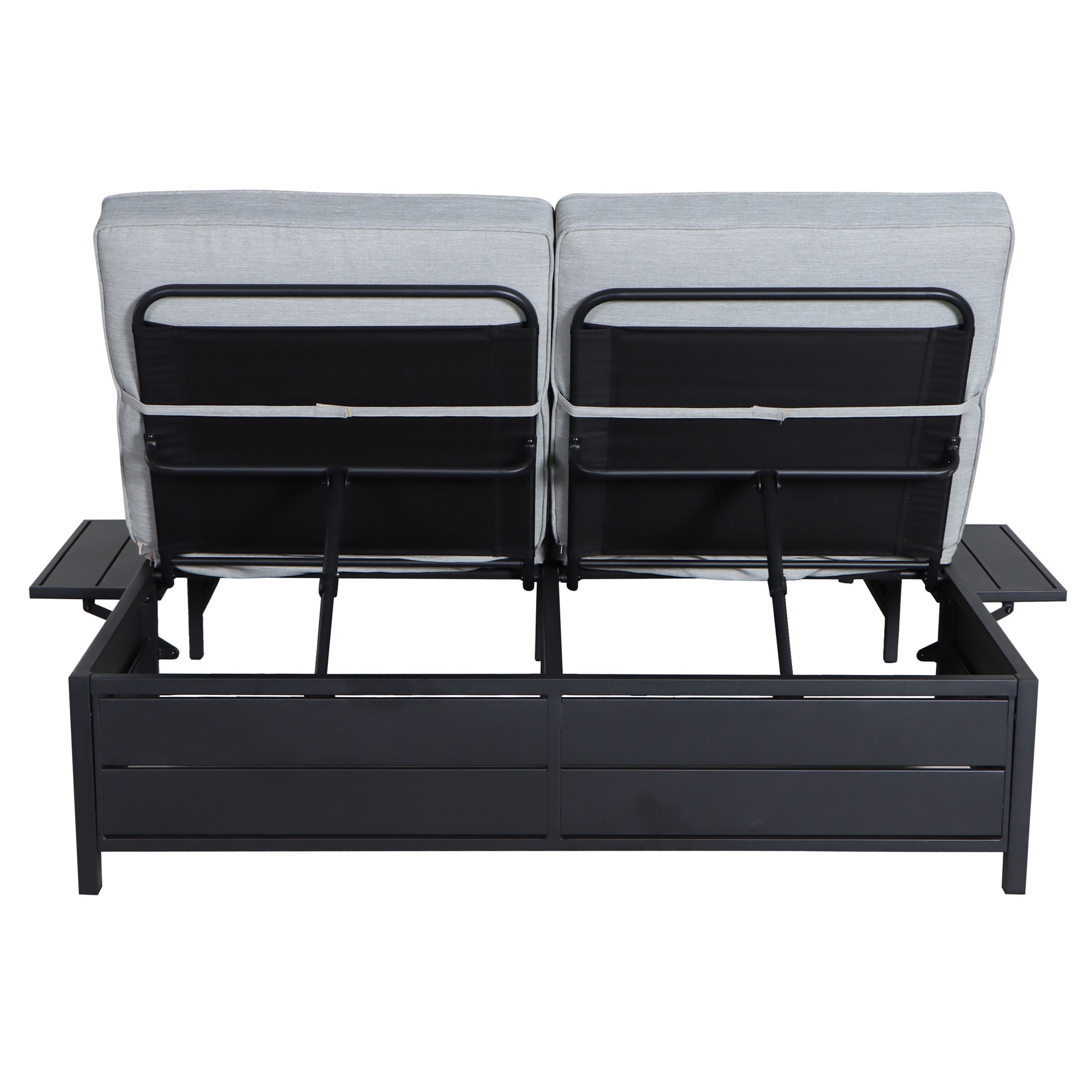 Mainstays outdoor double discount chaise lounge bench