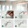 thumbnail image 3 of Tringle à Rideaux Flexible pour Baie Vitrée, Rail de Plafond Courbé de 5 m, Support en Plastique Pliable et Robuste pour Division de Pièce, 3 of 5