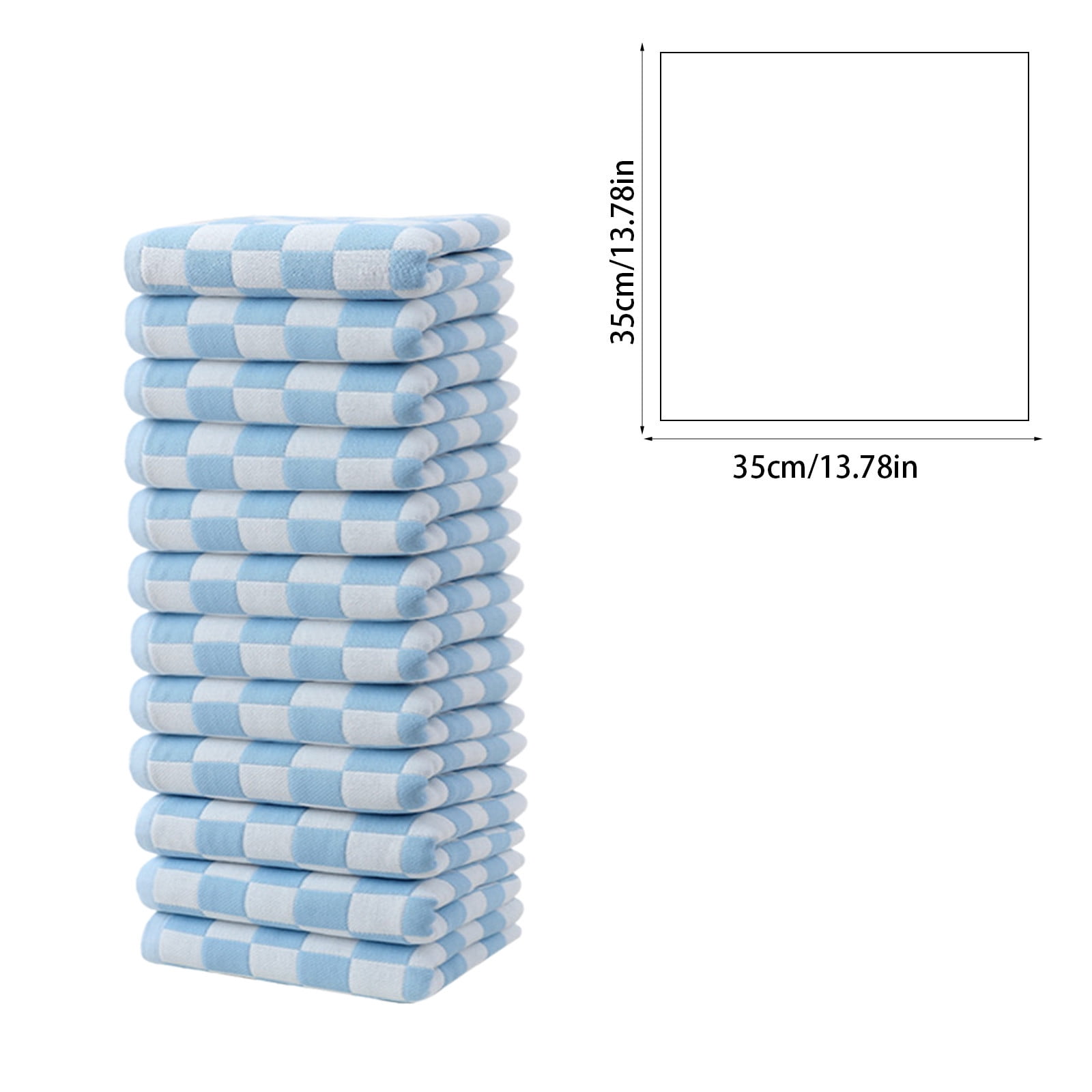 JOGZMZ Premium Soft Gauze Face Towels 12 Pack - Quick Dry, Highly Absorbent Polyester Towels for Bath, Spa, Beach
