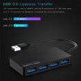 thumbnail image 4 of 5Gbps de Alta Velocidad USB 3.0 Hub 4 Puertos Adaptador Divisor USB para PC Fuente de AlimentacióN para Computadora PortáTil, 4 of 5