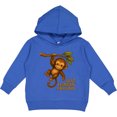 thumbnail image 2 of Inktastic Cute Monkey Just Hangin' Around Illustration Toddler Hoodie, 2 of 4