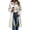 White, variant on Hzzrkos Women's Plaid Long Trench Coat, Lapel Collar Button Front Long Sleeve Lightweight Casual Overcoat, Classic Check Pattern Outerwear for Fall and Winter