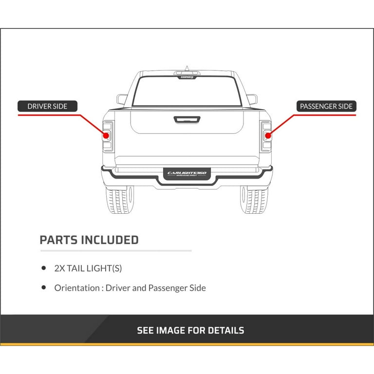 For Mazda Tribute Tail Light 2001 02 03 2004 Pair Driver and