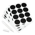 thumbnail image 1 of Unique Bargains Chalkboard Labels Blackboard Stickers 38mm No Word with Chalk Marker Count 144, 1 of 5