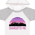 thumbnail image 4 of Inktastic Charlotte North Carolina Gifts Skyline Girls Baby Bodysuit, 4 of 5