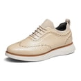 thumbnail image 1 of Zapatillas de Vestir Wingtip MaxFlex para Hombre Bruno Marc en Color Albaricoque, 1 of 7