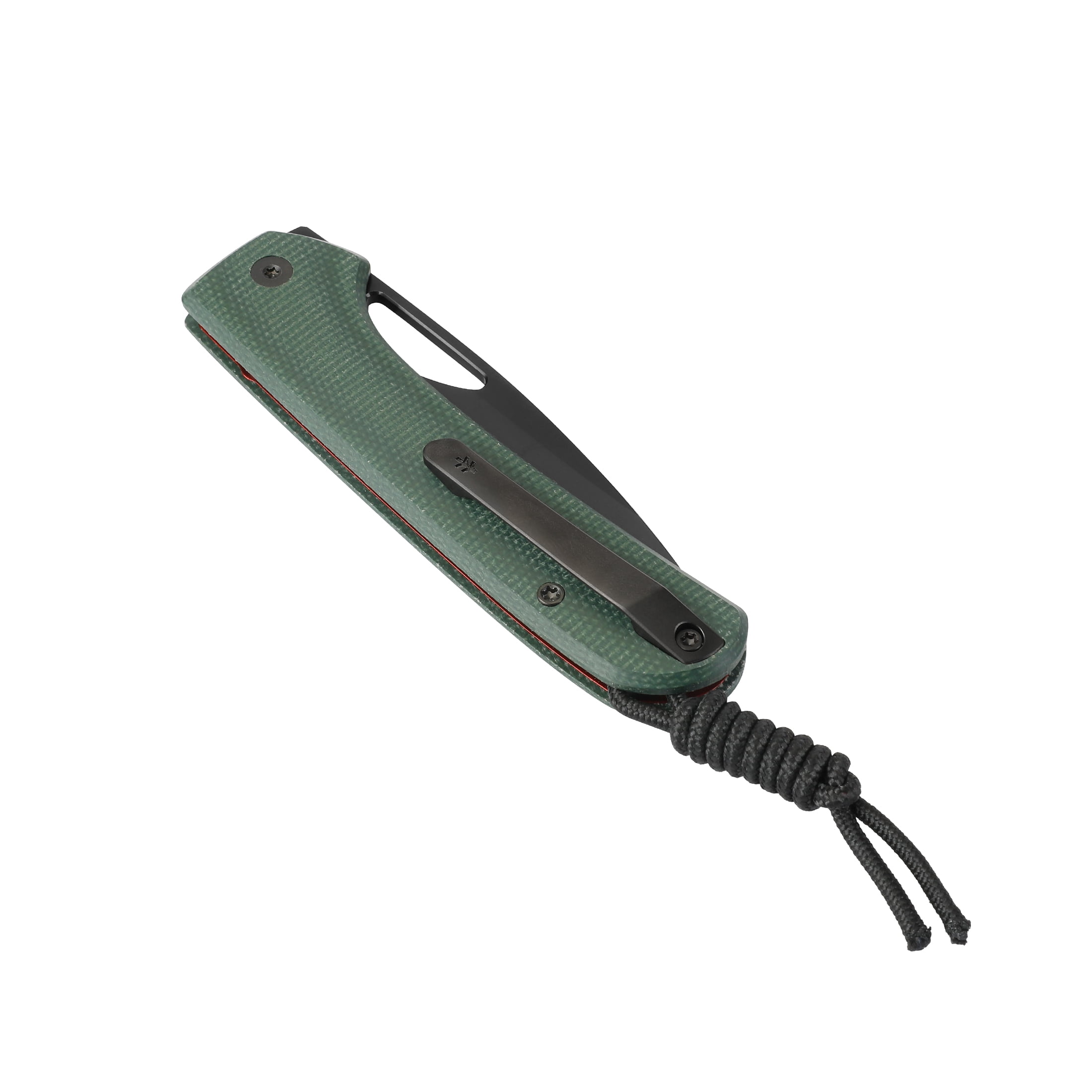 Swiss Tech  Folding Knife with 14C28N Steel Blade 4 Way Opening Micarta Handle, Dark Spruce