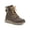 Brown, variant on Hearten Women's Hiker Ankle Boots Color: Black Fabric Size: 9
