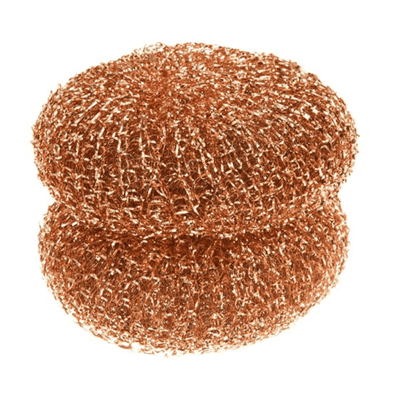 LOLA Copper Mesh Scourers, Heavy-Duty Cleaning Pads, 100% Recyclable, Rust-Proof - 2 CT