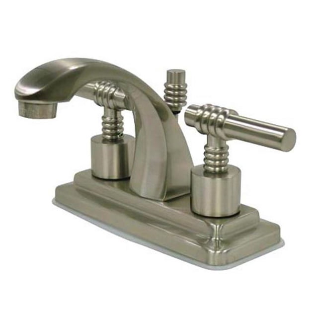 Kingston Brass KS4648ML Deux Poignées 4 Po Robinet de Lavabo avec Laiton Pop-up