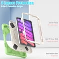 thumbnail image 3 of KIQ Shield Series Rugged Case for IPad Mini 6 Case/iPad Mini Case 6th Generation 2021 8.3 Inch Cover - Green Matcha, 3 of 9