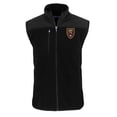thumbnail image 2 of Men's Cutter & Buck Black Real Salt Lake Big & Tall Cascade Eco Sherpa Fleece Full-Zip Vest, 2 of 3