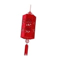 thumbnail image 3 of Linterna china roja, adornos decorativos, decoraciones chinas de la , linterna de fieltro 3D, linterna de año Nuevo para decoración interior y estilo B, 3 of 8