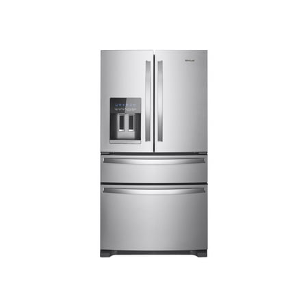 Whirlpool WRX735SDHZ - Refrigerator/freezer - freestanding - width: 35.6 in - depth: 34.6 in - height: 70.1 in - 24.5 cu. ft - french style with ice & water dispenser - stainless