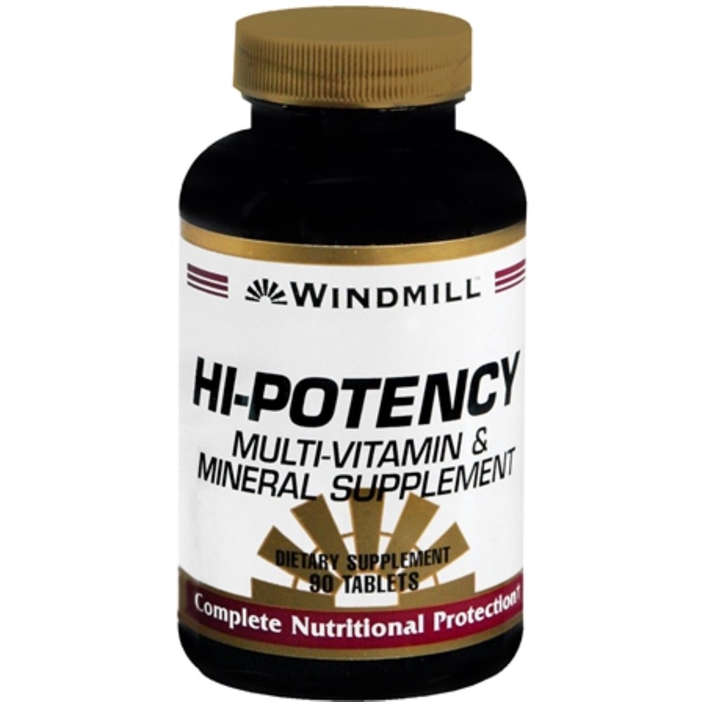 Windmill Super High Potency Multi Vitamin Tablets 90 Ea