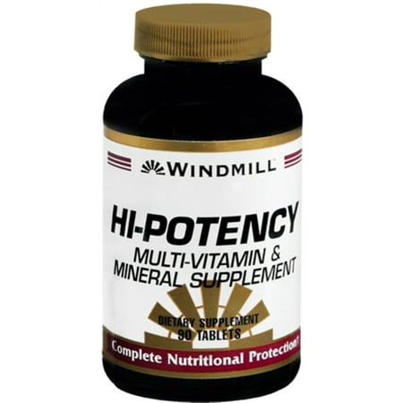 Windmill Hi-Potency Multi-Vitamin and Mineral Tablets 90