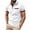 White, variant on Xunlbb Mens Shirt Mens Casual Button Down Shirts Man Fashion Leisure Flip Collar Mock Pocket Button Short Sleeve Breathable on Clearance, S-3XL