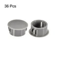 thumbnail image 3 of Uxcell 36Pack 45/64" Plastic Hole Plugs Panel Flush Type Knockout Locking Plugs, Gray, 3 of 5