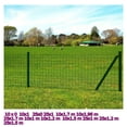 thumbnail image 5 of vidaXL Fence Garden Barrier Fence Metal Fence Wire Mesh Fencing Steel Green, 5 of 11