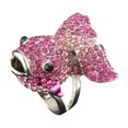 thumbnail image 1 of Minnieouse Anillo de mujer, cristal de diamantes de imitación, pez, cumpleaños, vacaciones, playa, cita, viaje, joyería personalizada Ropa, zapatos y accesorios Miscelánea Plata talla 8, 1 of 6