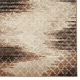 thumbnail image 2 of Linon Evolution Trellis Zigzag Power Loomed Polyester 2'x3' Rug in Beige, 2 of 3