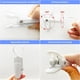 thumbnail image 4 of Gancho giratorio para colgar en la colada, pinza para la ropa, clip para sombrero, de plástico súper resistente, para viajes familiares, 4,3 pulgadas (blanco), 10 Uds., 4 of 5