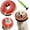 Donut Brown, variant on Donut Brown Dog Cone Collar,Soft Cone Collar for Dogs After Surgery for Large Medium Small Dogs,Pet Inflatable Collar Protective Recovery Donut Collar, M (Neck:9"-12")