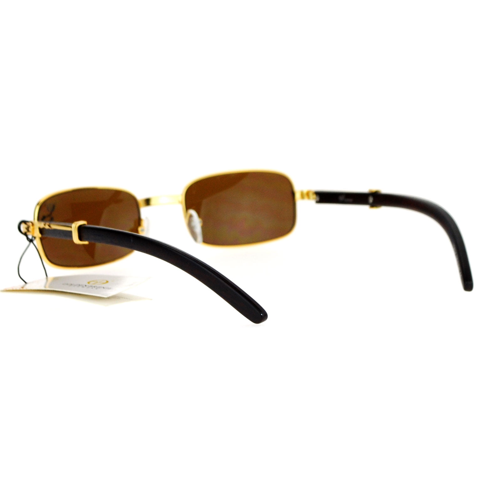 SA106 Luxury Wooden Arm Retro 90s Hip Hop Rapper Sunglasses SA106 Luxury Wooden Arm Retro 90s Hip Hop Rapper Sunglasses