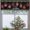 Ornament, variant on Black Yellow Snowflake Christmas Curtains Valances, Xmas Botanical Rod Pocket Valance Tier Curtains, Winter Snowflake Window Treatment Drapes for Kitchen Living Room Bedroom Windows 54"x18"
