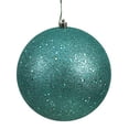 thumbnail image 2 of Vickerman 8" Teal Sequin Finish Ball Ornament., 2 of 3