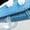 CLEAR/HRBR BLUE-MLTRY BLUE-WHT, variant on NIKE MENS Air Force 1 Premium "Invisble Woman" 313641 941 313641 941 from Stadium Goods